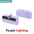 ROMOSS 500000mAh Capsule Power Bank Portable Large Capacity Super Fast Charging Mini External Battery for iPhone Huawei Samsung