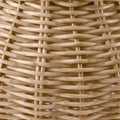 Homes & Gardens 9" Faux Wood Rattan Pitcher Vase