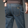 Cotton Stretch Jeans Men Classic Retro Straight Slim | SAMAG