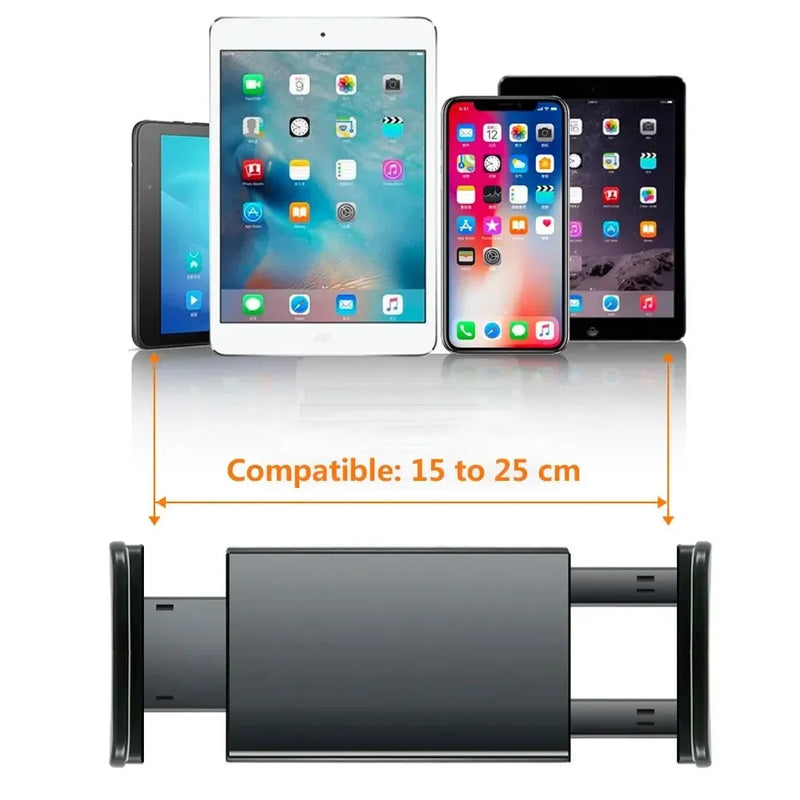 Adjustable Tripod Tablet Floor Stand 360° Rotating Holder, 24”-65” Height for 4-14” Tablets, Foldable & Portable Universal Mount