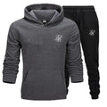 Sik silk Men Sets Fashion Autumn Spring Sporting Suit Sweatshirt Sweatpants Clothing 2 Pieces Slim - View 10 | SAMAG