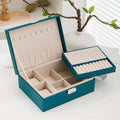 Double - layer Wooden Jewlery Box Ring Jewelry Boxes and Packaging with PU Leather Storage Organizer and - Visuel 7 | SAMAG