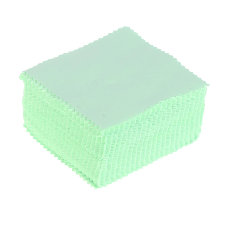 10pcs/100pcs Polish Polishing Cloth Cleaning Soft Clean Wipe Wiping For Silver Gold Jewelry Tool - Visuel 7 | SAMAG