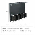 New Type Professional Wall Mount Barber Electric Clipper Holder Salon Beauty Organizer Hairdressing Styling Tools Storage Rack