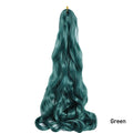 Loose Wave Braiding Hair Extensions 24" Synthetic Spiral Curls Braids Hair Pre Stretched Bouncy Braid French Curls Braiding Hair