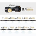 45W Pump 0.4MM Automatic Timing Cooling Watering System 6/9/12/18/21M Outdoor Garden Irrigation Kit Brass Mist Nozzles Sprayer