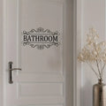 Waterproof Bathroom Wall Sticker PVC Home Art Room Decor Wall Door Stickers Bathroom Decoration Decal Home Supplies