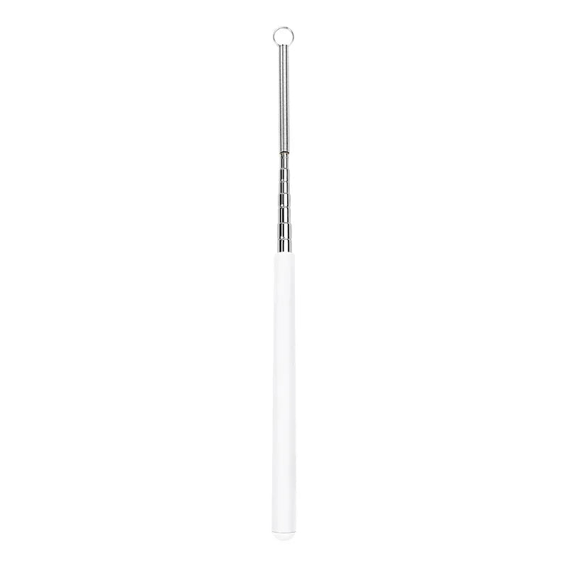 Telescopic Cat Wand Toys with Replaceable Heads - Set of 3 Pastel Color Interactive Teaser Wands for Play