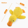Dog toy plush companion sleeping duck bite resistant teeth grinding sound relief duck sound toy