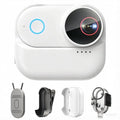 ANSVICAM 4K Mini Thumb Camera WiFi 6-Axis EIS Action Camera with Charging Dock Long Battery Life POV Motorcycle Vlog Cameras