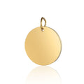 10pcs/Lot Mirror Polished Stainless Steel Round Shaped DIY Blank Charms For Making Bracelet Necklace Accessories 6-20mm