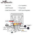 Smart Mini Bluetooth Wall Amplifier Home Theater Sound System with Stereo Ceiling Speaker Background Music for Hotel Residential