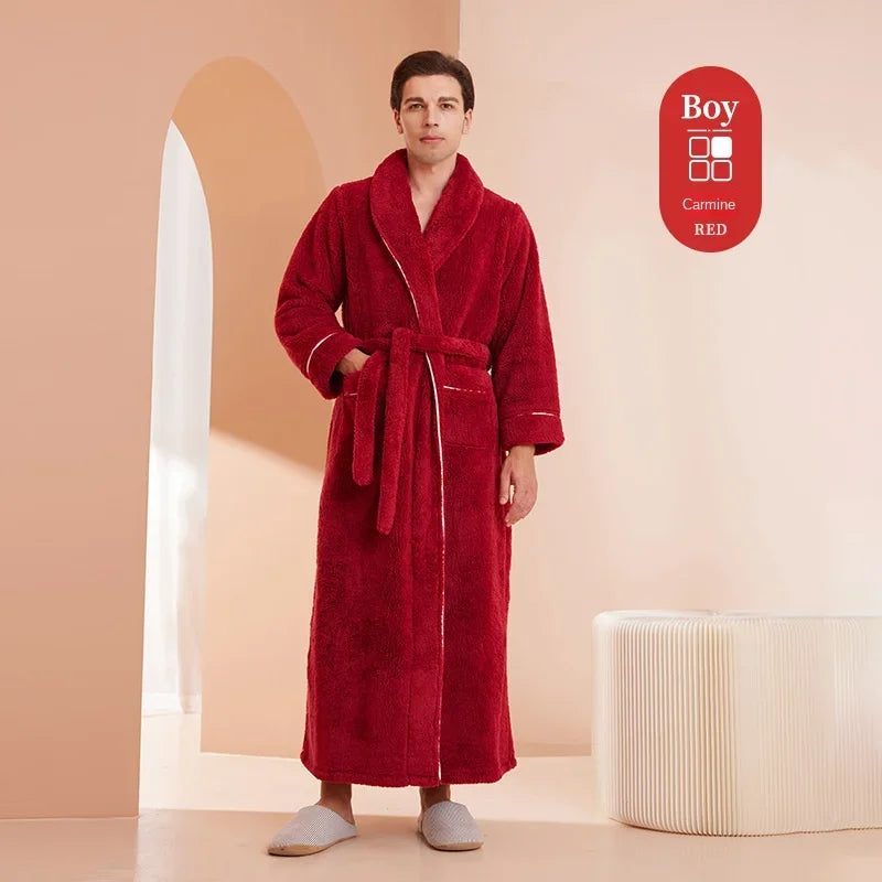 Autumn and Winter New Thick Comfortable Cotton Robe Men's | SAMAG
