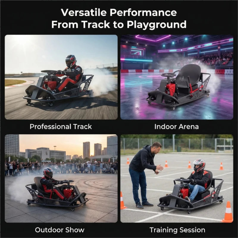 Hot Item Adult Electric Drift Kart High Power Super Fast Off Road Non Fuel Electric Go Kart Crazy Cart Style For Outdoor Racing
