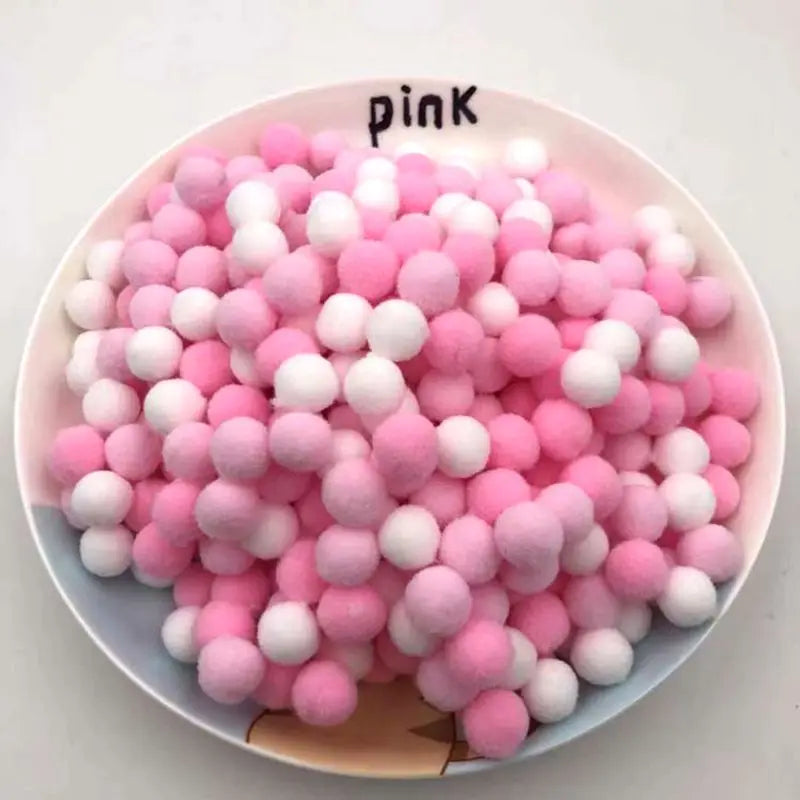 20/100/200/300/500pcs Cat Toys Cute Funny Stretch Plush Ball Cat Toy， Ball Creative Colorful Interactive Cat Puff Balls Chew Toy
