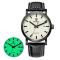 BERNY Automatic Men's Watch Top Brand Luminous 316L Stainless Steel Self-Wind Sapphire Wristwatch Mesh Belt Mechanical Men Watch