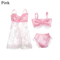 1Set Soft Lace Underwear Bra Briefs For 30CM Doll 1/6 Knickers For Blythe 1/6 BJD Dolls Top Underpant For Dollhouse Kids Toy