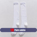 Men Long Socks Knee High Cotton Solid Business Soft | SAMAG