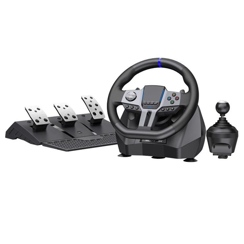900 Degree Game Steering Wheel Computer Games Console Host Machine Driving School Learn Simulator Play Racing Car Gameing Rocker