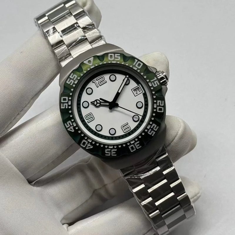 Men's Mechanical Watch: 38mm Large Dial, 3 - Hand, Multi - Function, Two Strap Options, Sporty - Casual - Visuel 7 | SAMAG