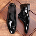 High Quality Casual Leather Business Shoes for Mens Classic Formal British Style Brand Oxford Shoes Flat Design Non-slip Loafers
