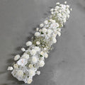 Uflower White Rose Cherry Blossom Wedding Arch Floral Row - View 8 | SAMAG