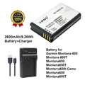 GARMIN P11P15-04-N02 361-00053-00 Handheld GPS Battery For Montana 680t 650t 610t 600t VIRB Elite Alpha 100 200i 300 Atemos 100