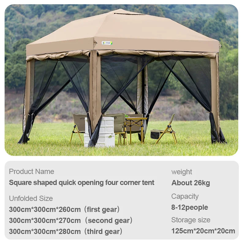 Outdoor 10x10 Feet Pop up Canopy Gazebo Tent Straight Leg | SAMAG
