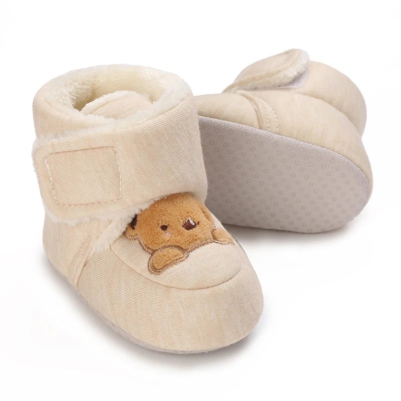 Winter Newborn Boys and Girls Cute Cartoon Cotton Shoes - View 3 | SAMAG