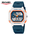 SKMEI 2641 Military Countdown Mens Wristwatches Chrono Alarm Watches Dual-display Digital Watch for Men Waterproof Relojes