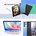 2025 New Upgraded Pad 10.1 Inch Android Tablet HD Display Octa Core 4GB RAM 64GB ROM Dual Phone Call WiFi Google Play Tablet PC