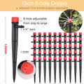 13cm 8-Hole Sprinkler Drip System 1/4'' Hose Wifi/Bluetooth-compatible Timer Kit for Garden Pot Plant Automatic Irrigation Devic