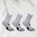 3 pairs Men's Classic Crew Socks Unisex Sports | SAMAG
