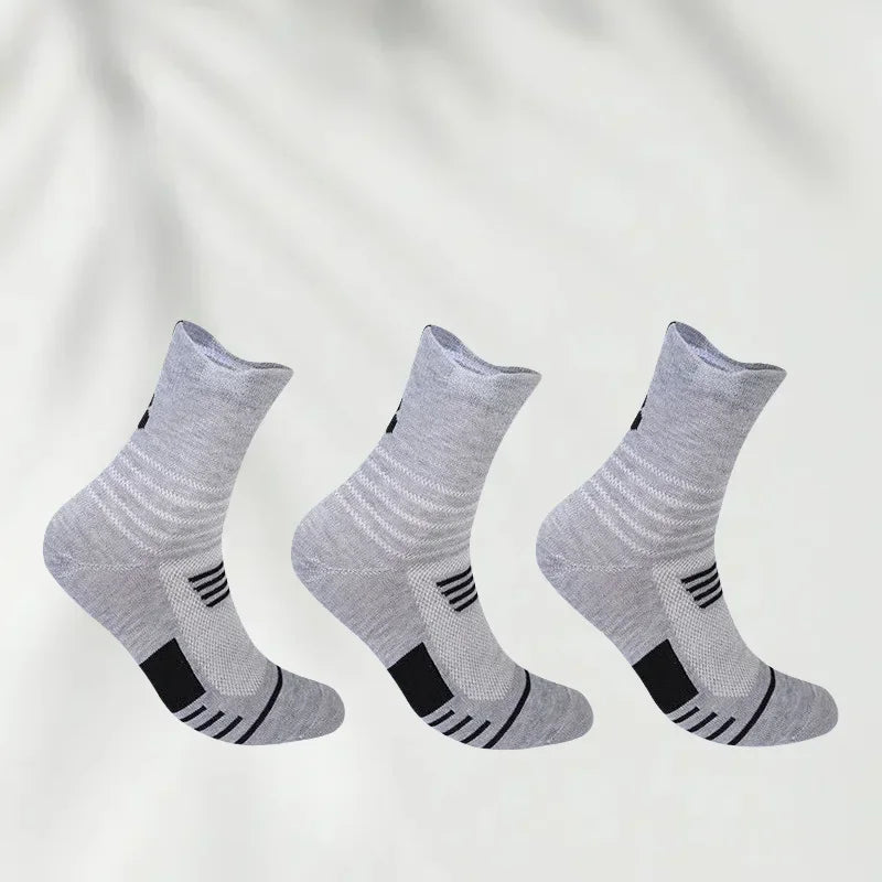 3 pairs Men's Classic Crew Socks Unisex Sports | SAMAG