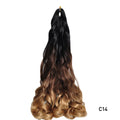 Loose Wave Braiding Hair Extensions 24" Synthetic Spiral Curls Braids Hair Pre Stretched Bouncy Braid French Curls Braiding Hair