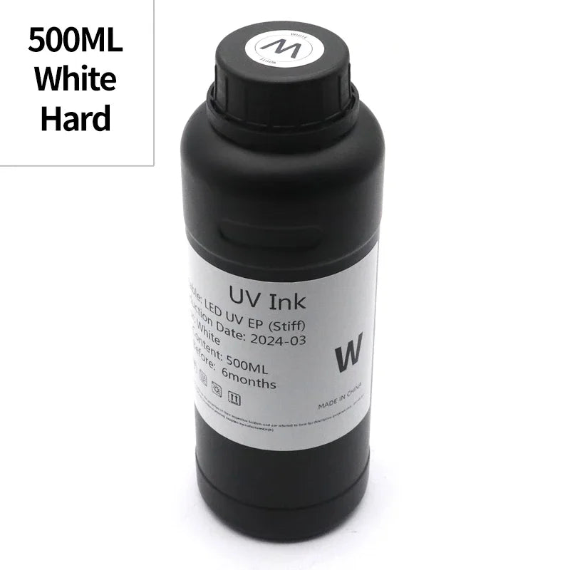 DAT 500ML UV Ink LED Ink Compatible For Epson i3200 i1600 XP600 L800 L805 L1800 TX800 1390 DX5 DX7 printhead UV Flatbed UV Ink