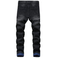 New Fall Collection: Men's Black Jeans, Blue Distressed | SAMAG