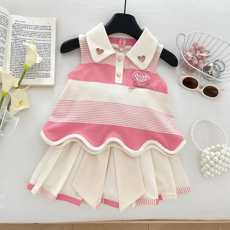 Korean Version Summer New Sweet and Cute Pink Love Collar - View 3 | SAMAG