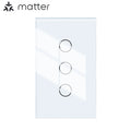 Matter smart switch  Alexa Google No APP required Intelligent Control Scan QR Code to Connect Touch Light Switch