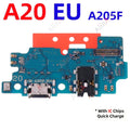Dock USB Charger Board Port Connector Charging Flex Cable For Samsung Galaxy A20 A21 A22 A23 A24 A25 A26 A21S A202F A207F US EU