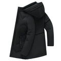 Top Grade Designer New Brand Men Parka Jacket Thick Casual Fashion Windbreaker Hooded Bubble Coats Long Mens Clothes 2025