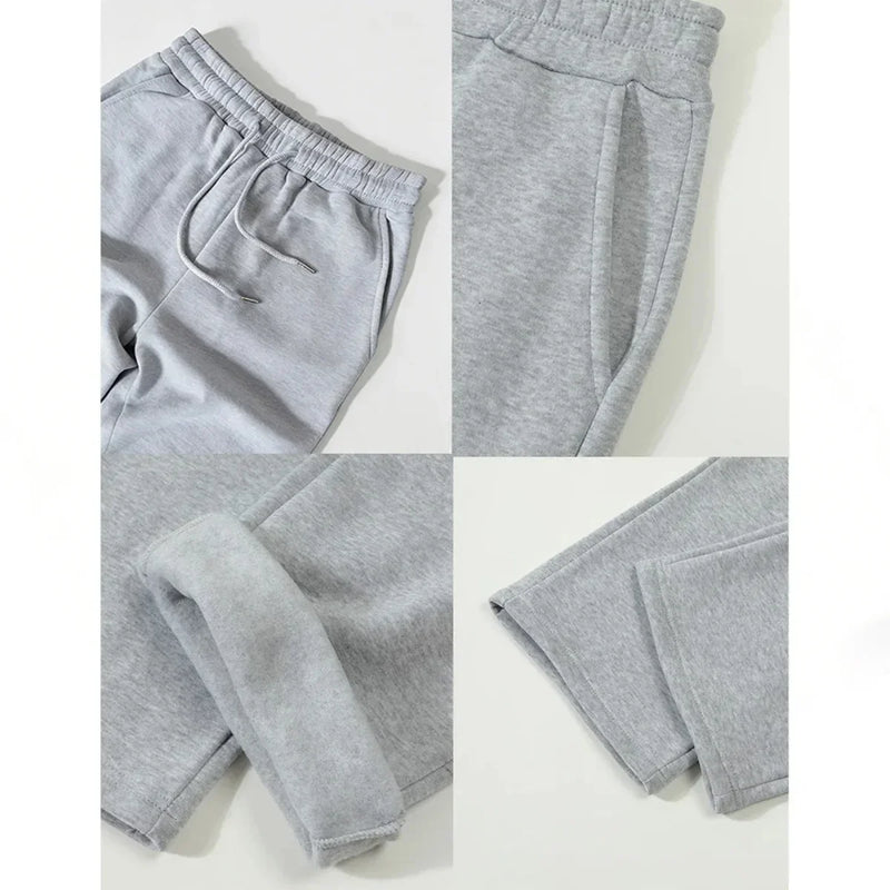 Women's Straight Leg Sweatpants Joggers Fleece Casual - View 2 | SAMAG