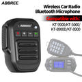 ABBREE Wireless Bluetooth Speaker Microphone Handheld Mic K Type/8 Pin For Quansheng UV-K5(8) K6 Baofeng UV-5R 21 QYT KT-8900D