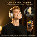 Hi Fi MP3 Player with Bluetooth and WiFi, Android 12, Lossless DSD High-Resolution Digital Audio, 32GB/80GB Memory, up to 512GB