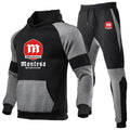 Spring Autumn Men's Montesa Motorcycle Logo Print Patchwork Pullover Hoodies+Personality Drawstring Sports - View 4 | SAMAG