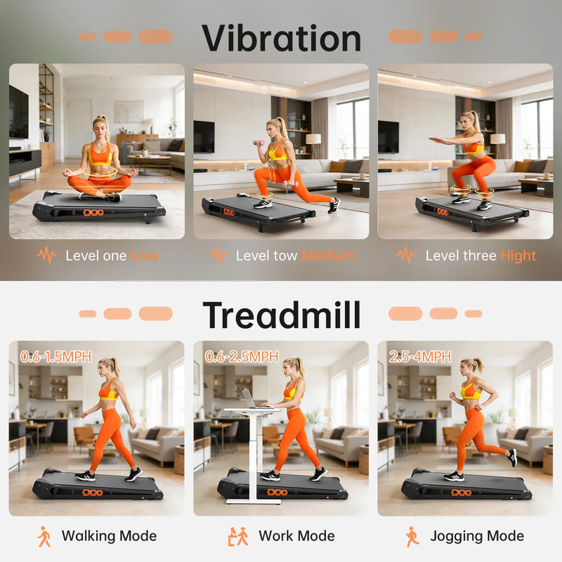 AKLUER Walking Vibration Pad with Incline, Low Noise | SAMAG