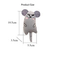 Cartoon cat and dog toy Bite resistant puppy plush doll Cat grinding teeth cleaning interactive toy