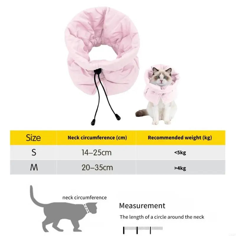 G92C Multifunctional Cats Collar Soft Prevents Licking Daily Use And Surgeries