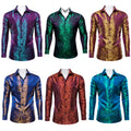 Men's Fashionable Casual Business Shirt with Iridescence | SAMAG