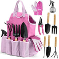 9 Piece Outdoor Garden Tool Kit Set Scissors Included Gift for Gardeners Durable Stainless Steel with Ergonomic Handles